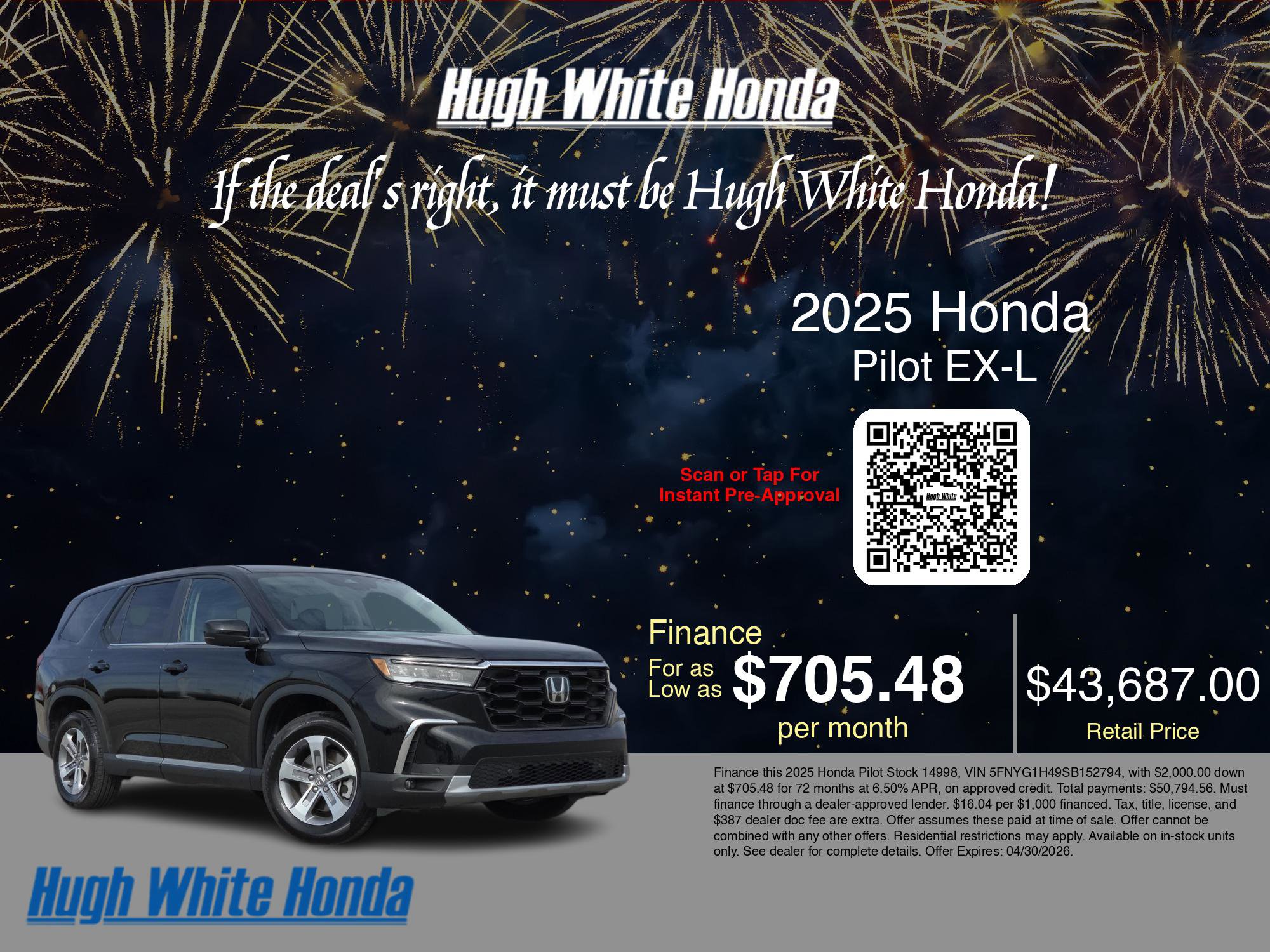 2025 Honda Pilot EX-L