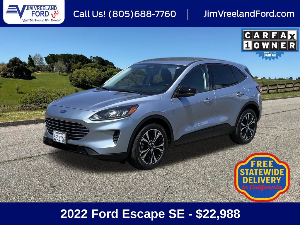 Used 2022 Ford Escape SE w/ SE Sport Appearance Package