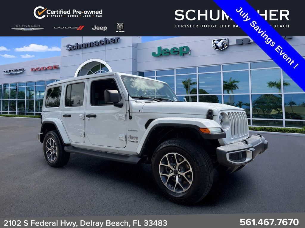 Used 2022 Jeep Wrangler Unlimited Sahara w/ LED Lighting Group