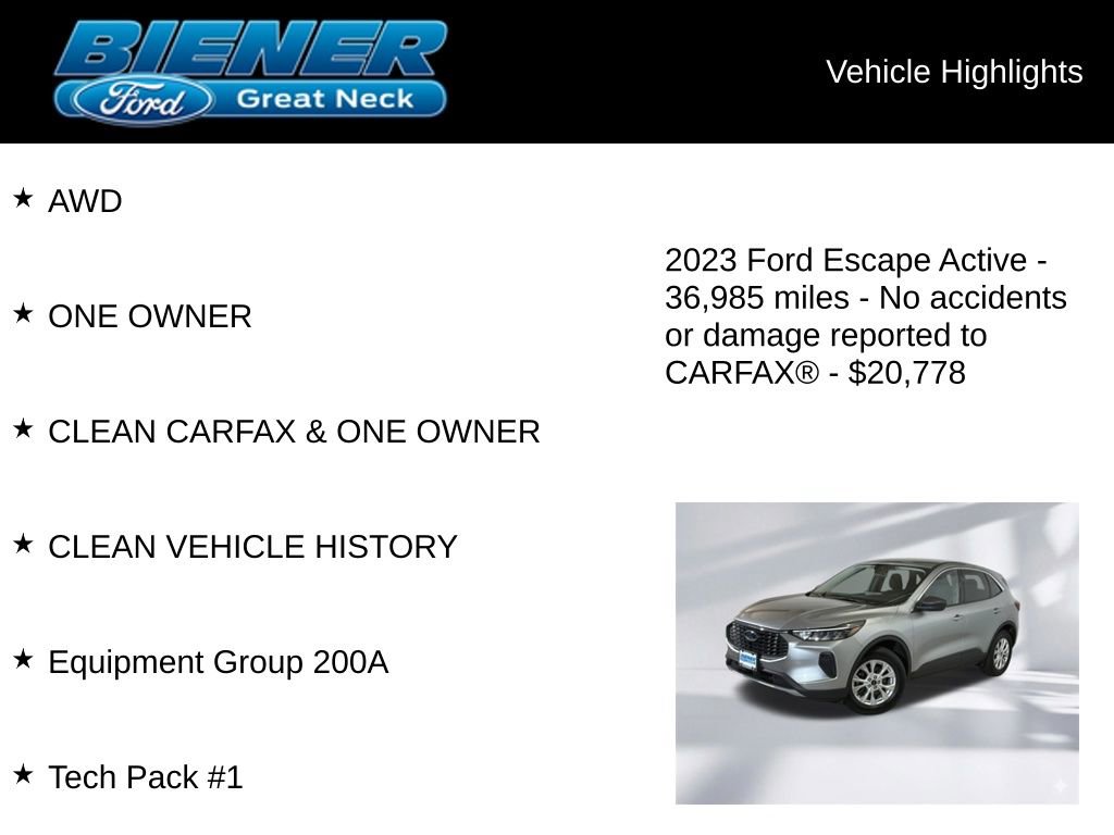 2023 Ford Escape Active