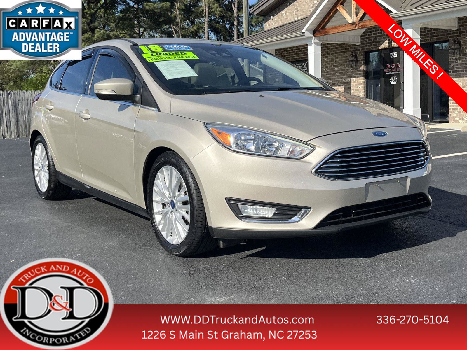2018 Ford Focus Titanium Hatch for sale in Graham, NC