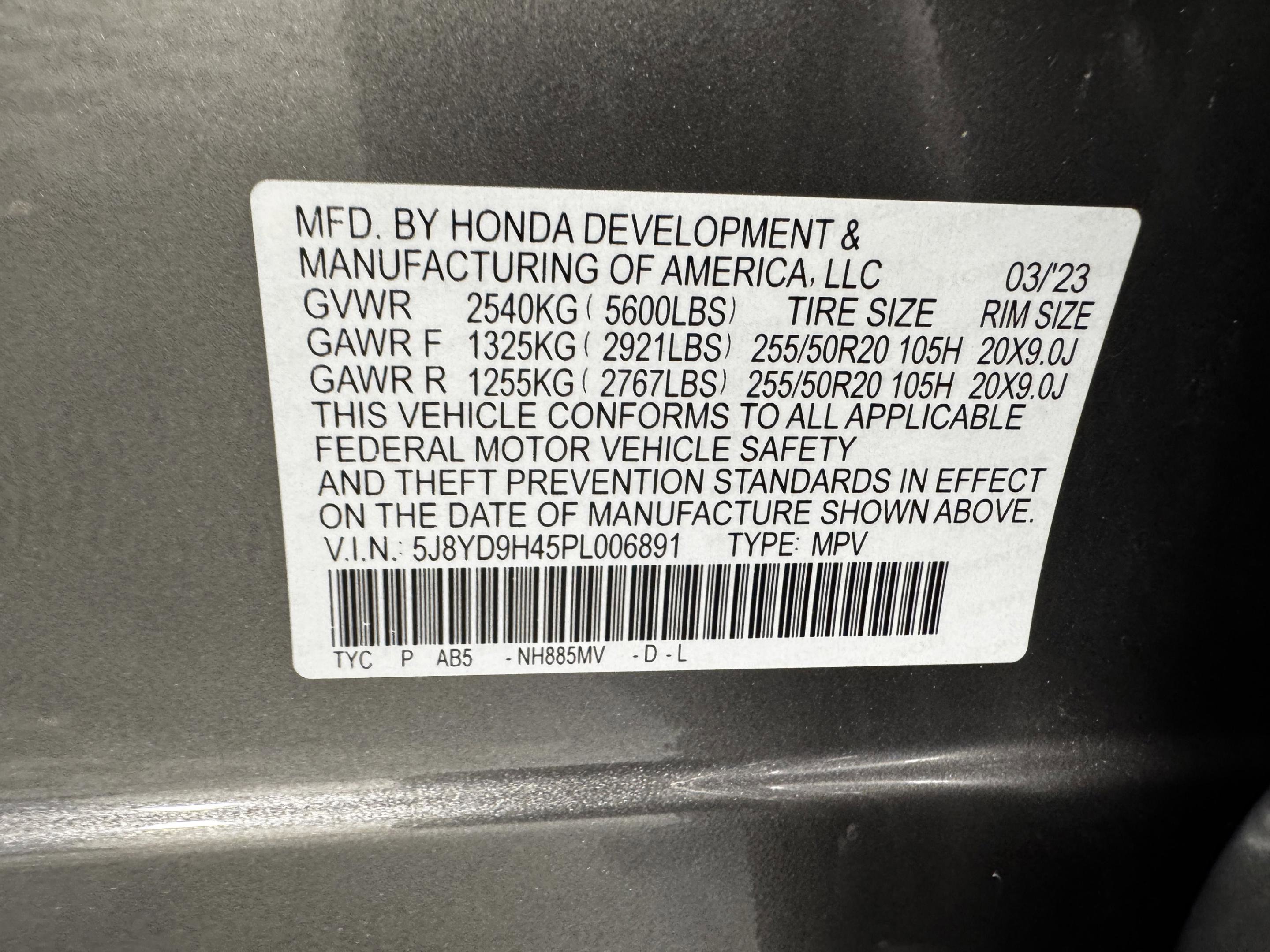 2023 Acura MDX FWD w/ Technology Package
