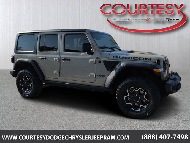 Certified 2022 Jeep Wrangler Unlimited Rubicon 4xe w/ Cold Weather Group
