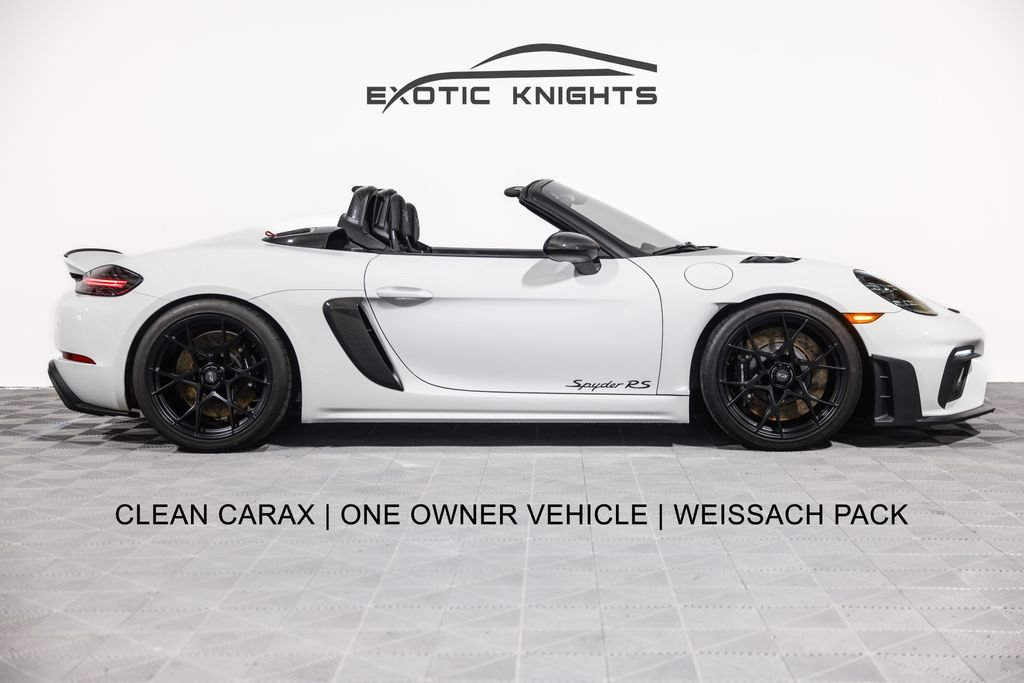 Used 2024 Porsche 718 Boxster Spyder RS w/ Weissach Package