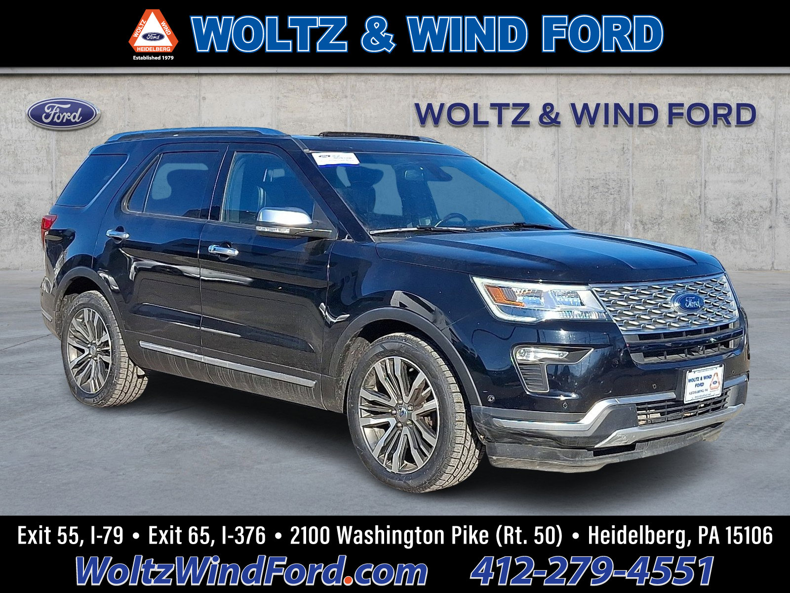 Certified 2018 Ford Explorer Platinum
