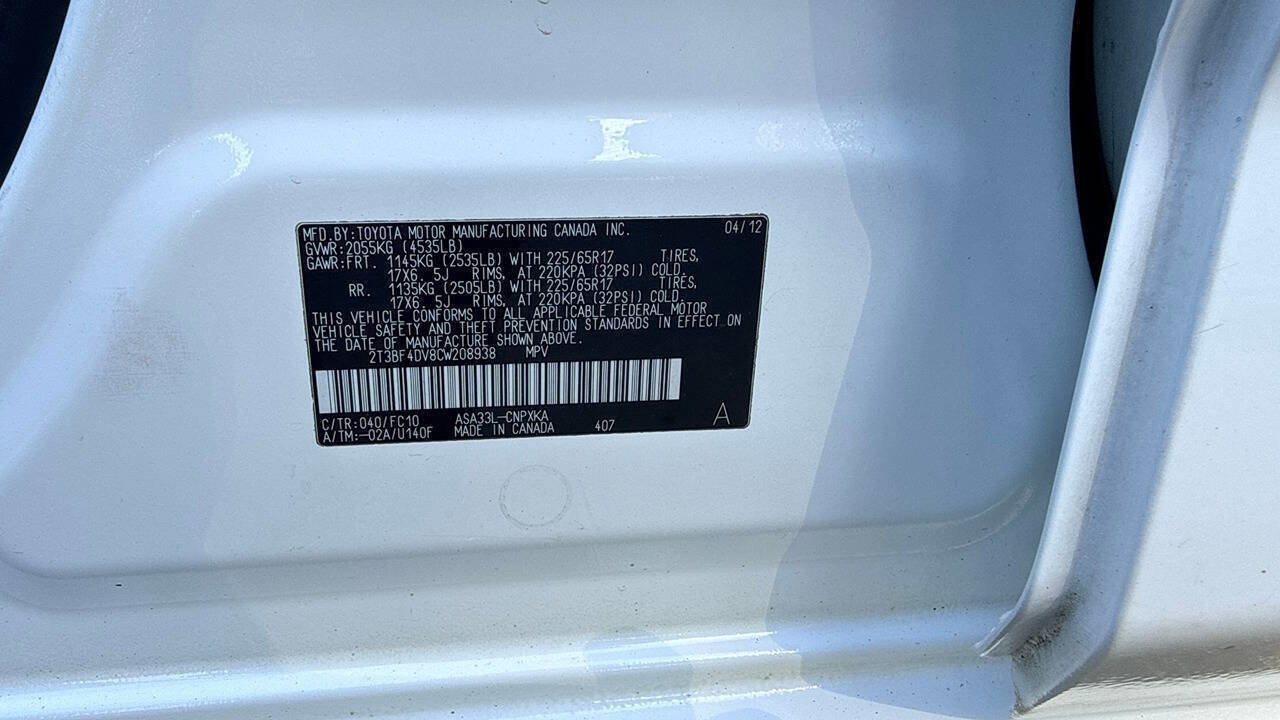 2012 Toyota RAV4 4WD