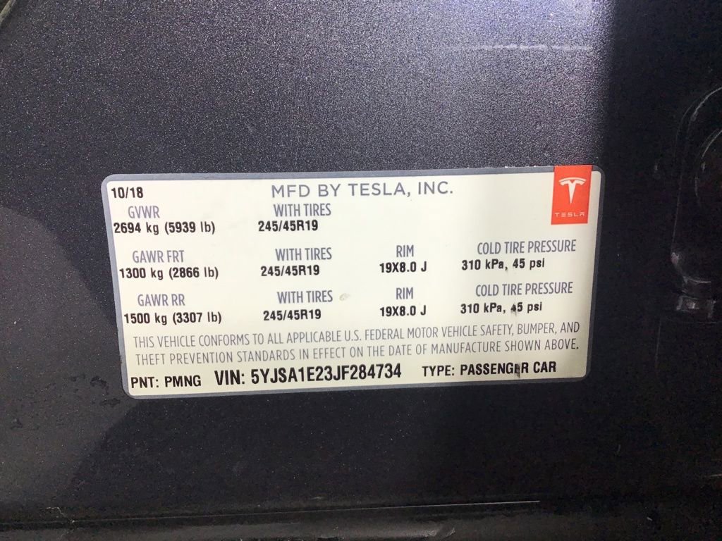 2018 Tesla Model S 100D