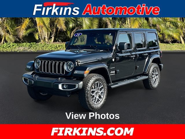 Used 2024 Jeep Wrangler Unlimited Sahara w/ Technology Group