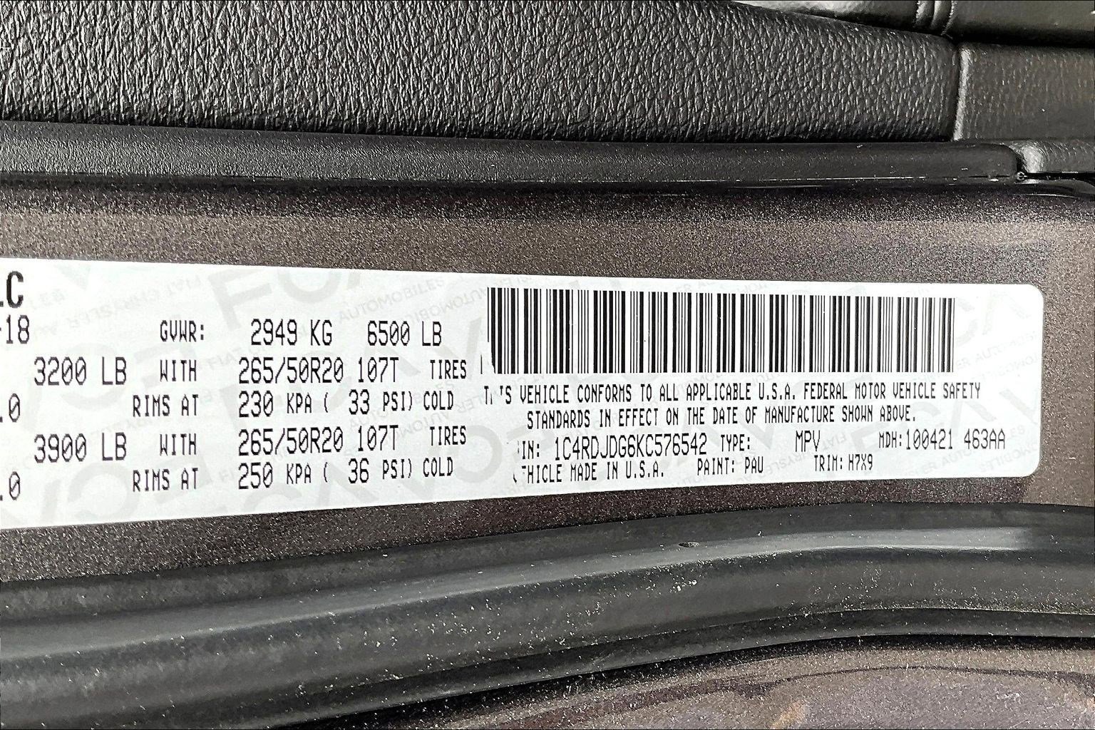 2019 Dodge Durango GT