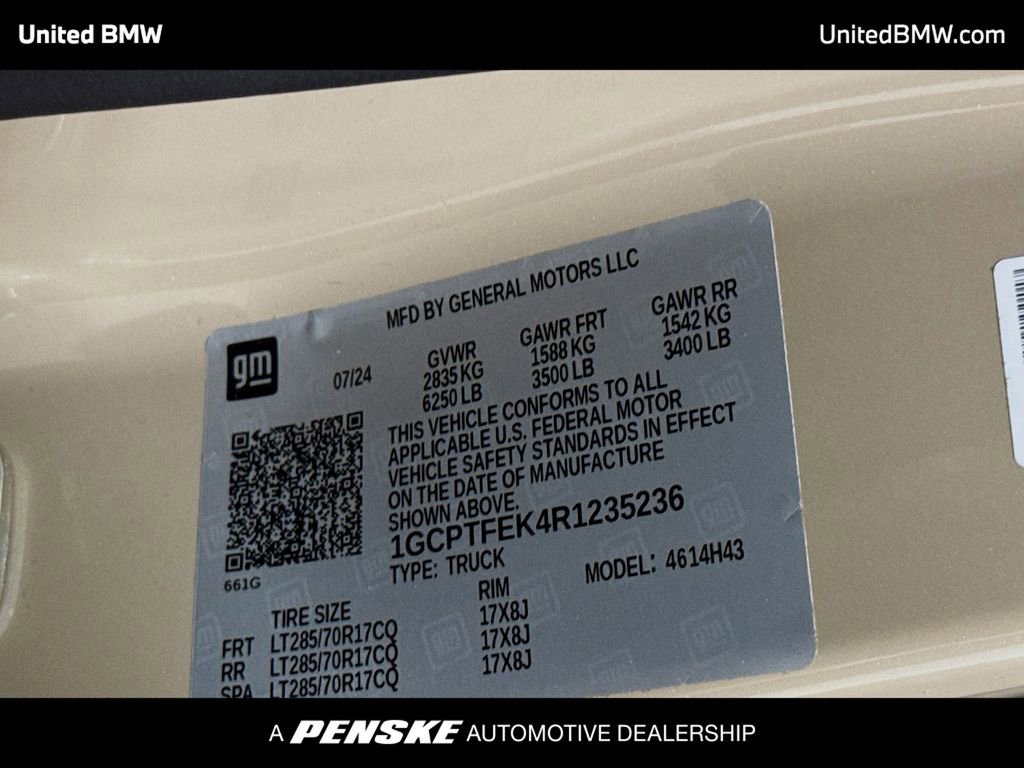 2024 Chevrolet Colorado ZR2