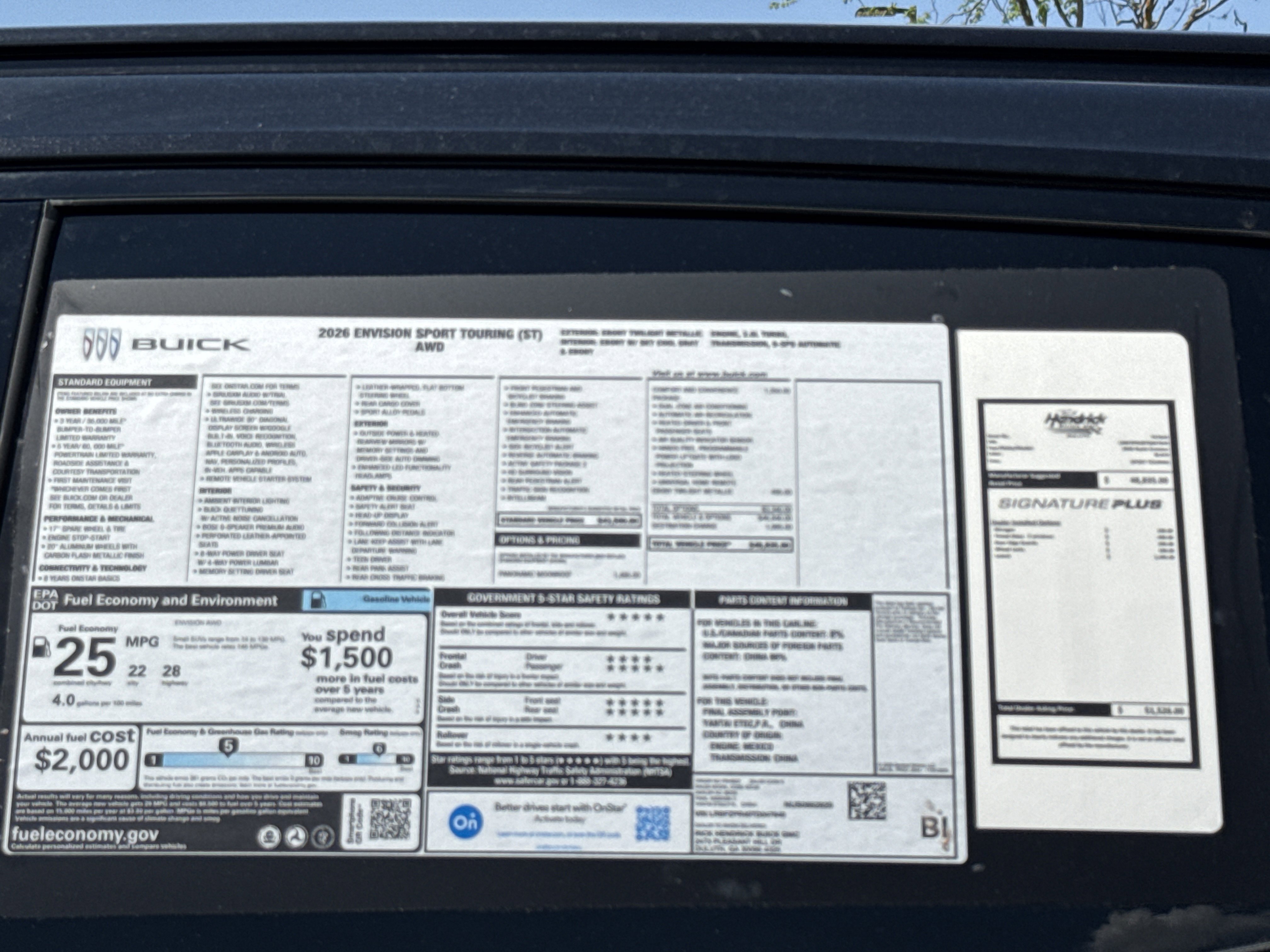 2026 Buick Envision Sport Touring