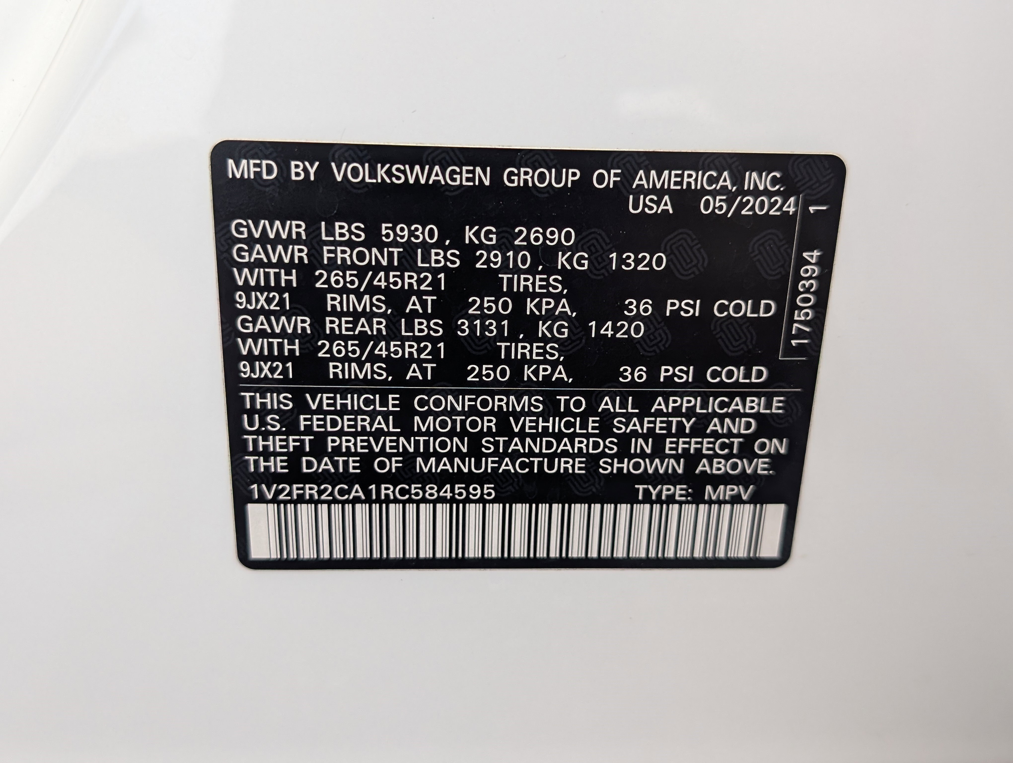 2024 Volkswagen Atlas SEL Premium R-Line