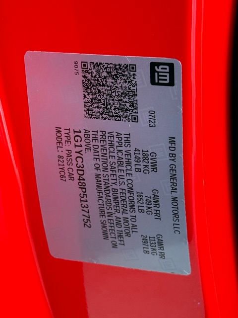 2023 Chevrolet Corvette Stingray Premium Conv