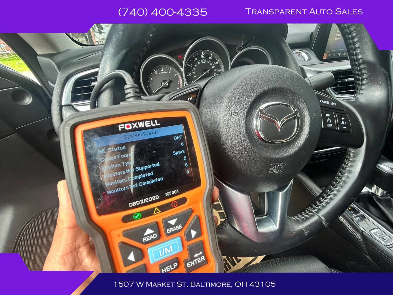 2016 MAZDA Mazda6 Touring