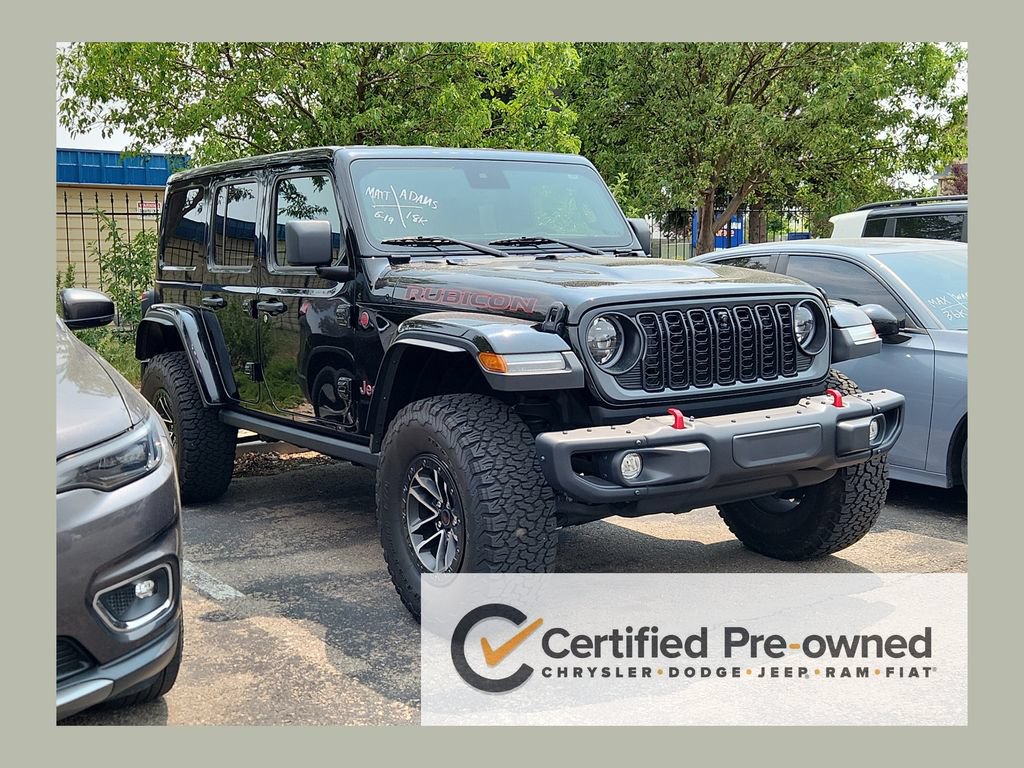 Certified 2024 Jeep Wrangler Unlimited Rubicon