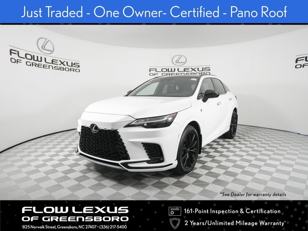 Certified 2024 Lexus RX 500h F Sport w/ Cold Area Package