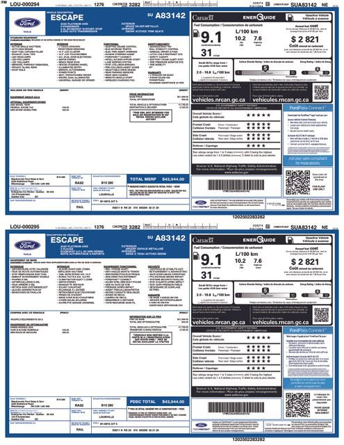 2025 Ford Escape Platinum