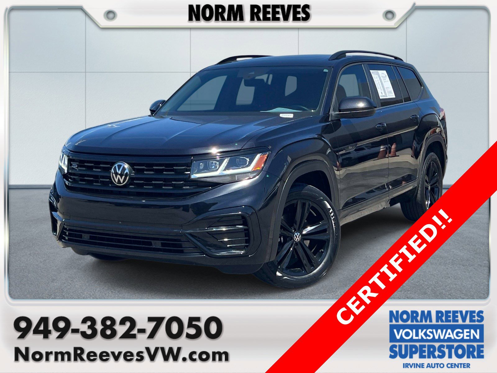 Certified 2023 Volkswagen Atlas SEL R-Line