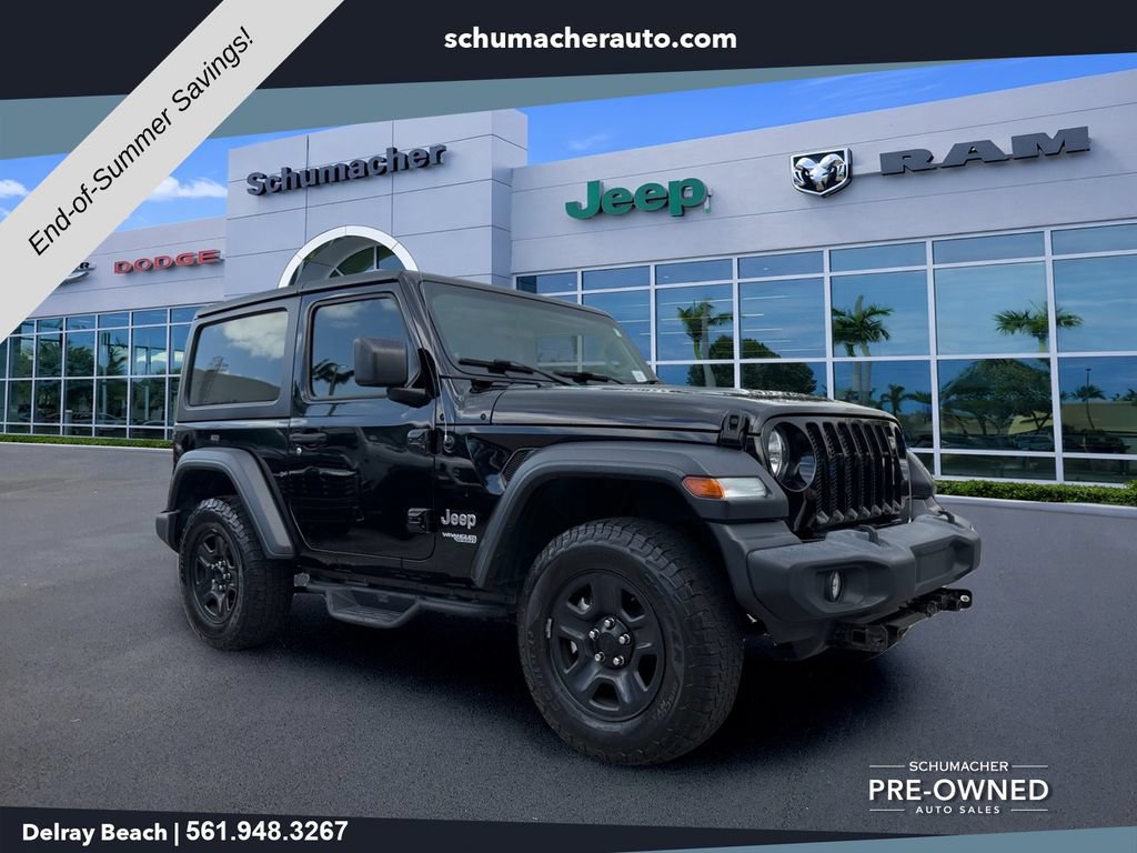 Certified 2020 Jeep Wrangler Sport