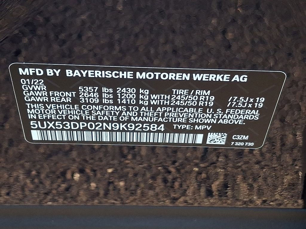 2022 BMW X3 xDrive30i