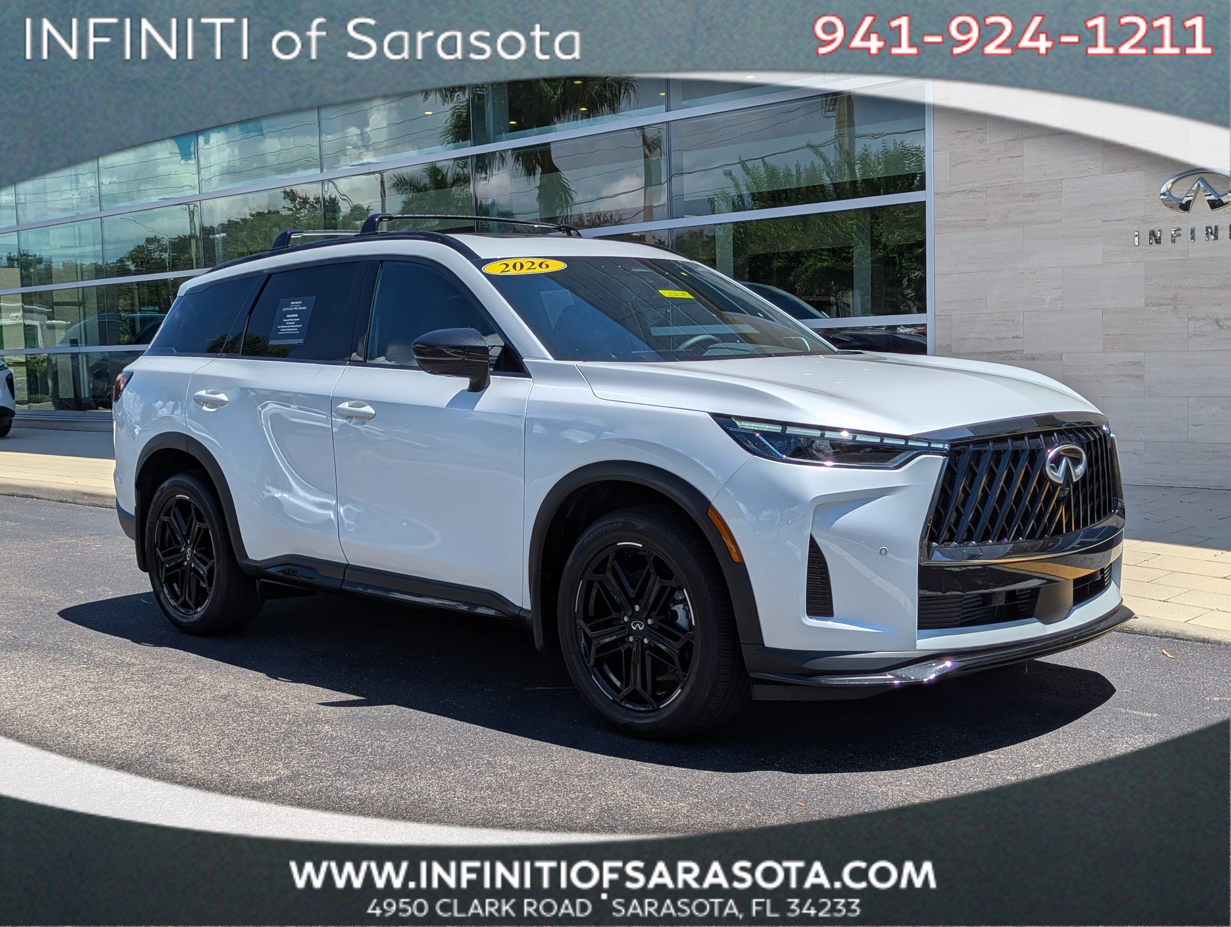 Certified 2026 INFINITI QX60 Sport w/ Dark Cargo Package