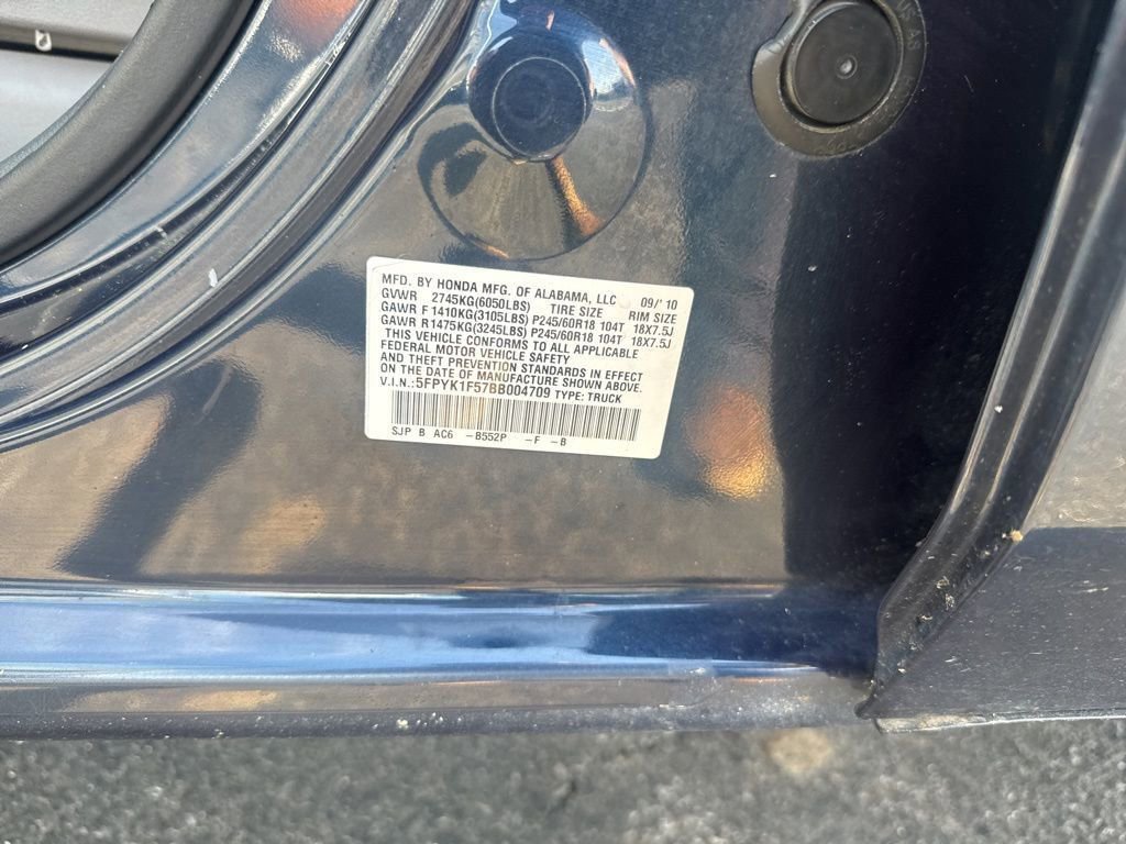 2011 Honda Ridgeline RTL