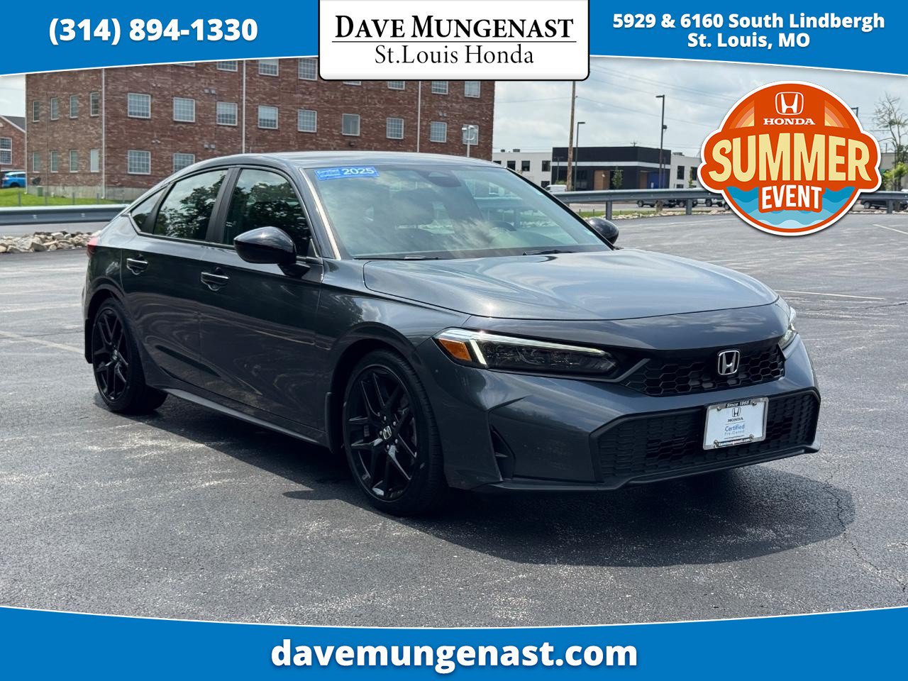 Certified 2025 Honda Civic Sport