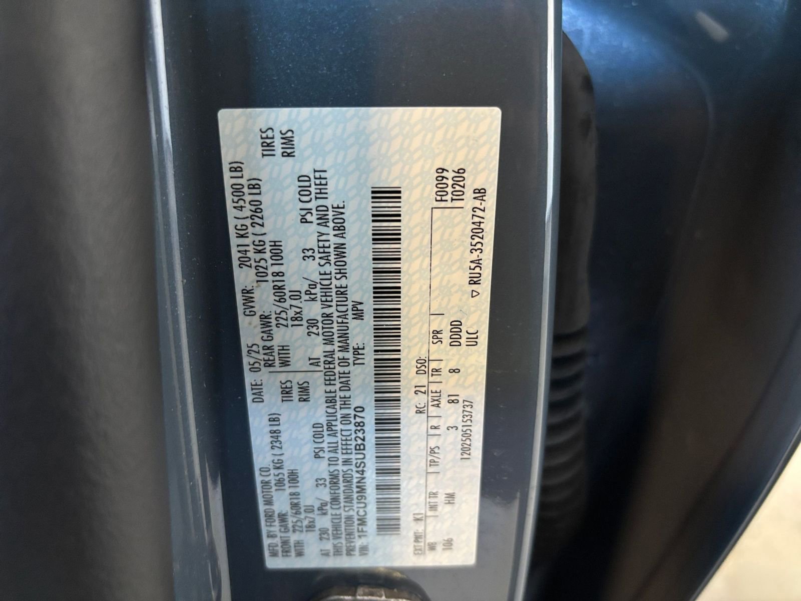 2025 Ford Escape ST-Line