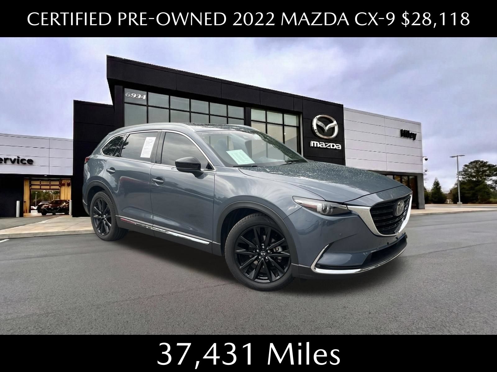 Certified 2022 MAZDA CX-9 Carbon Edition