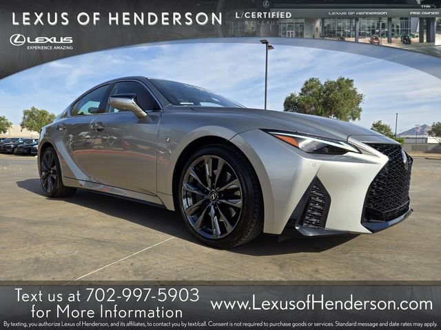Certified 2023 Lexus IS 350 F Sport w/ Navigation Package