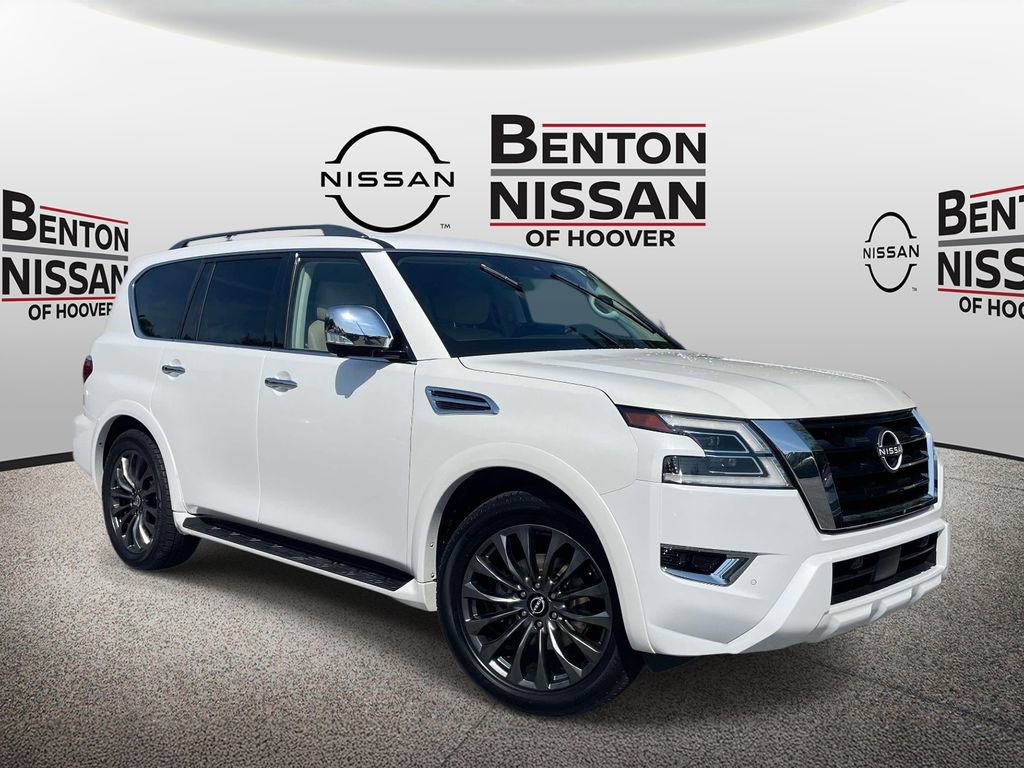 Used 2023 Nissan Armada Platinum w/ Captain's Chairs Package