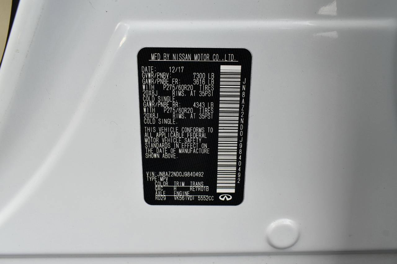 2018 INFINITI Qx80 2WD