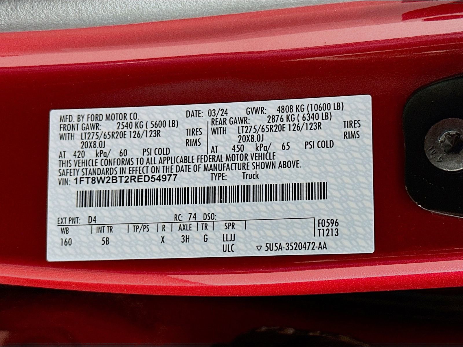 2024 Ford F250 Lariat