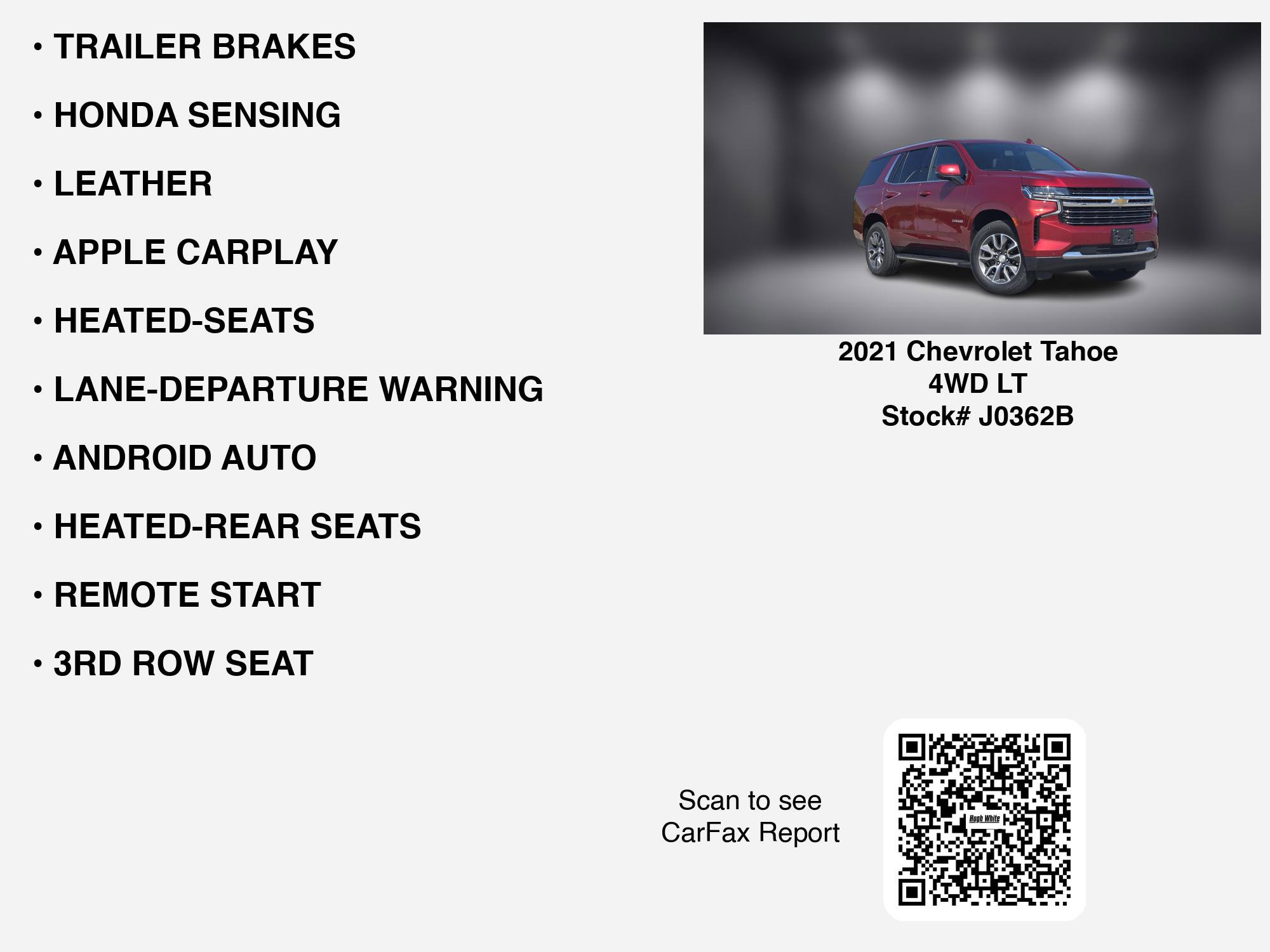 2021 Chevrolet Tahoe LT