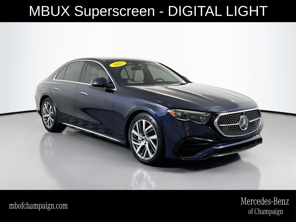 Used 2025 Mercedes-Benz E 450 4MATIC Sedan w/ MBUS Superscreen Package