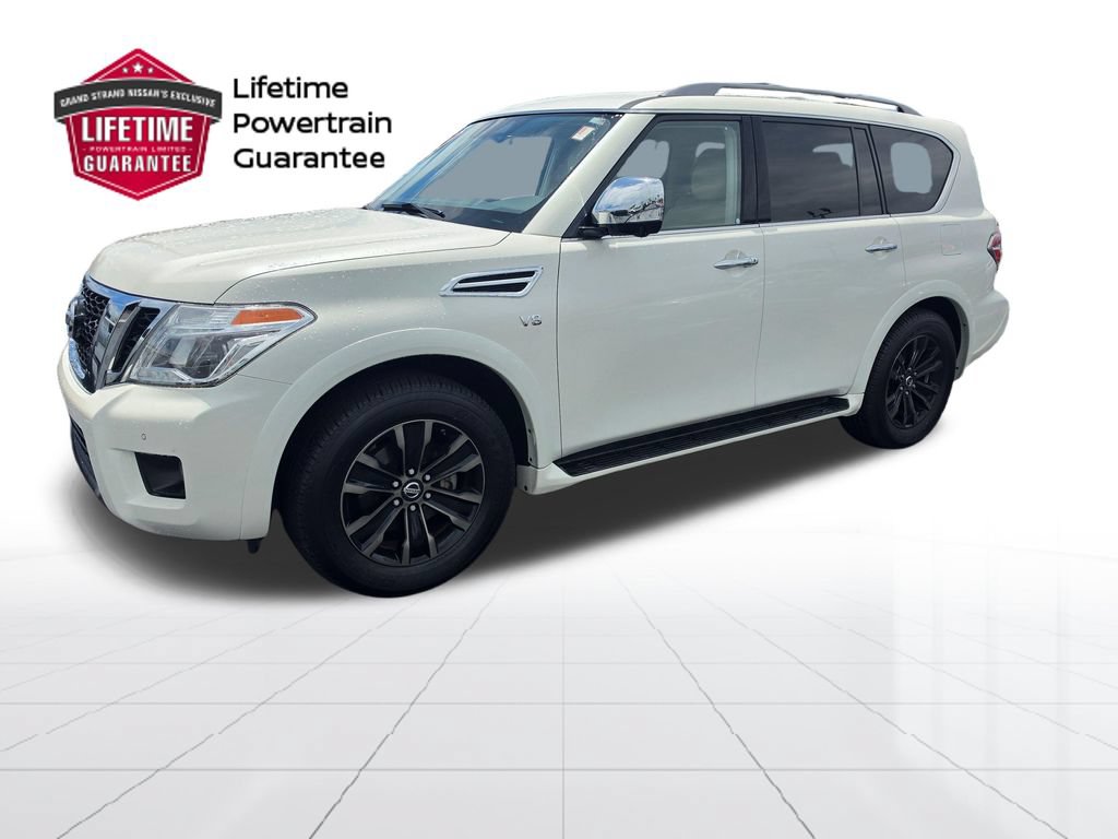 Certified 2020 Nissan Armada Platinum w/ Captain's Chairs Package