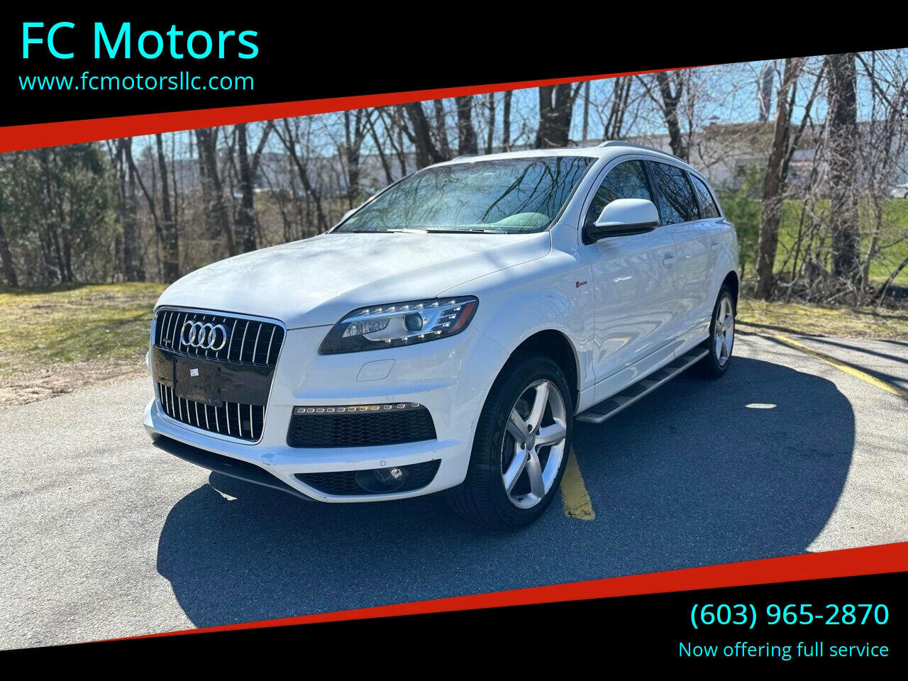 2013 Audi Q7 S line Prestige