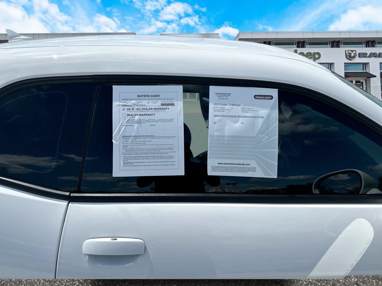 Certified 2023 Dodge Challenger GT