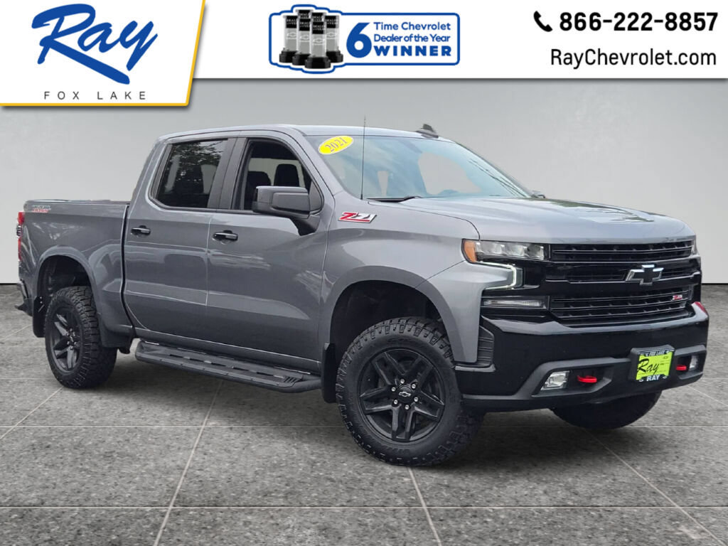 Certified 2021 Chevrolet Silverado 1500 LT Trail Boss w/ LPO, Dark Essentials Package