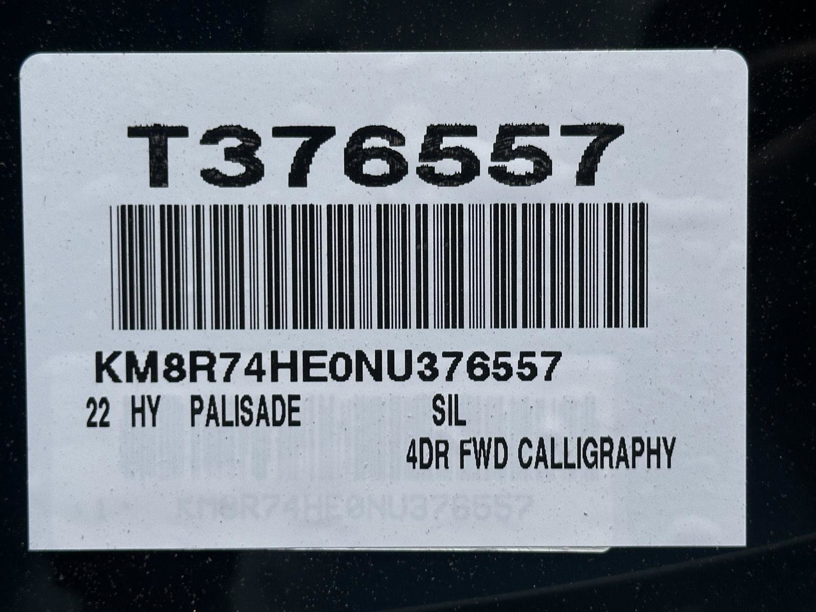 2022 Hyundai Palisade Calligraphy