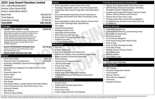2025 Jeep Grand Cherokee Limited