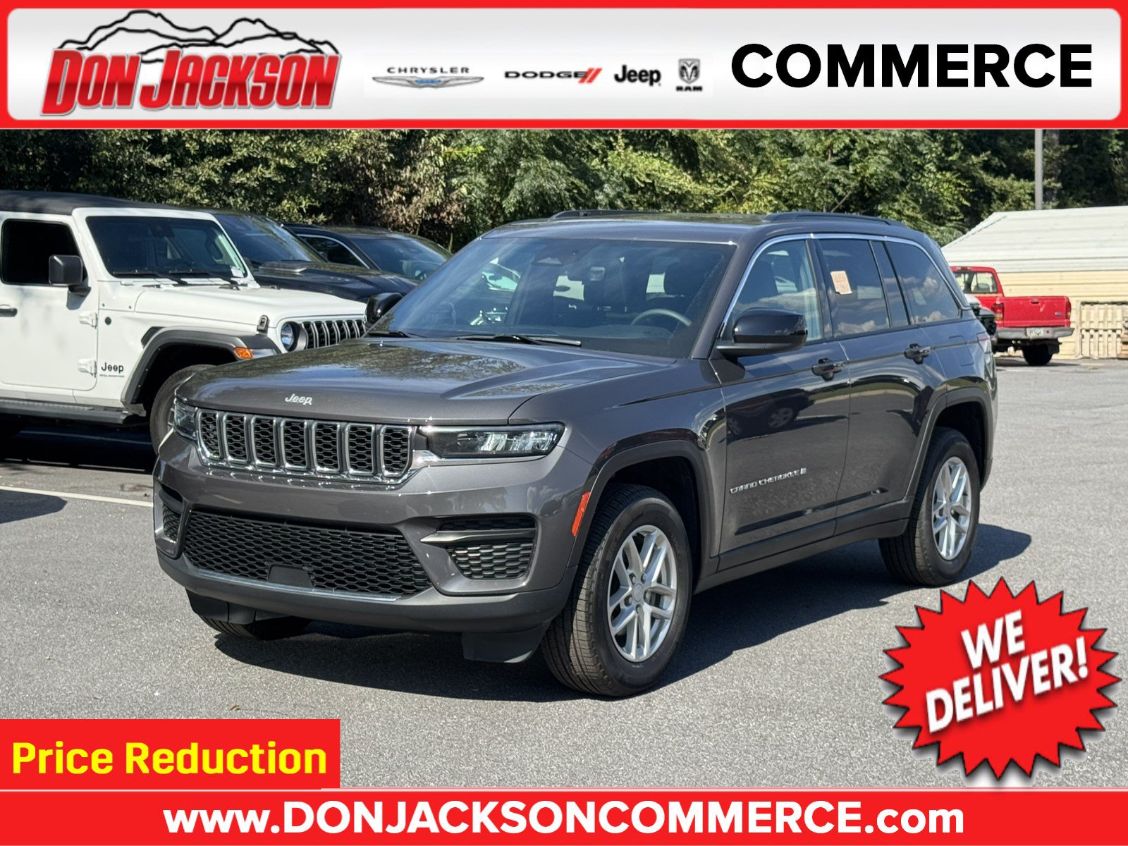 Certified 2025 Jeep Grand Cherokee Laredo X w/ Luxury Tech Group I