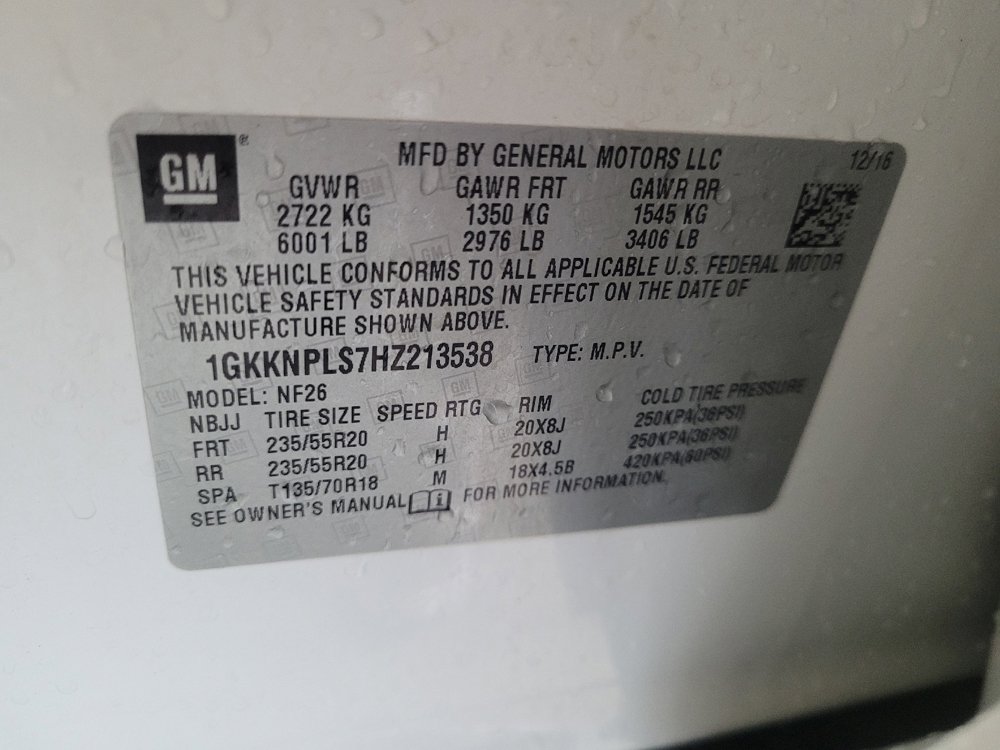 2017 GMC Acadia Denali