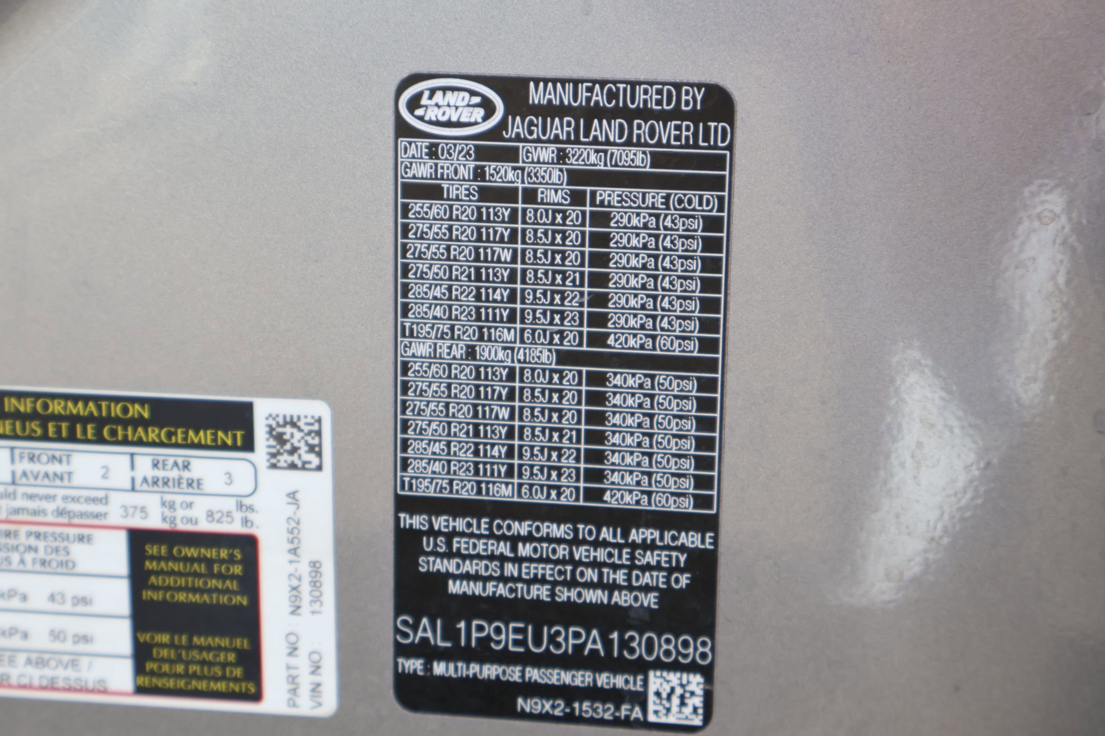 2023 Land Rover Range Rover Sport SE