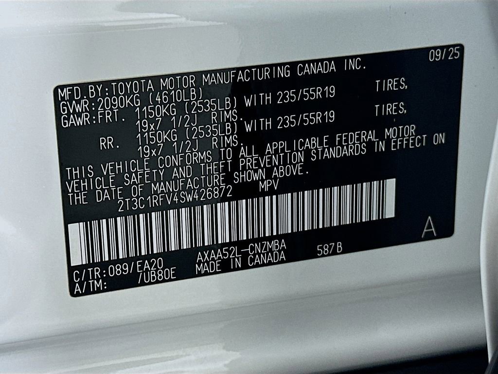 2025 Toyota RAV4 XLE Premium