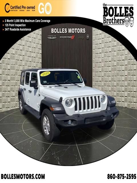Certified 2019 Jeep Wrangler Unlimited Sport S