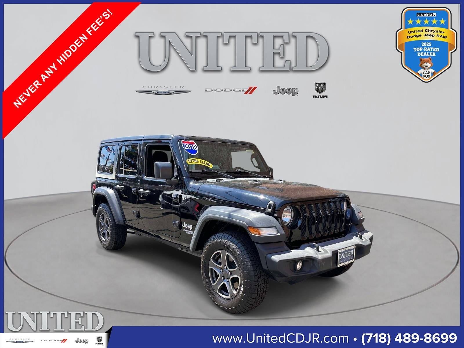 Used 2018 Jeep Wrangler Unlimited Sport S