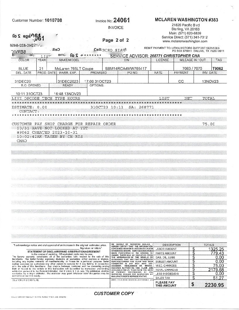 Used 2021 McLaren 765LT photo 50