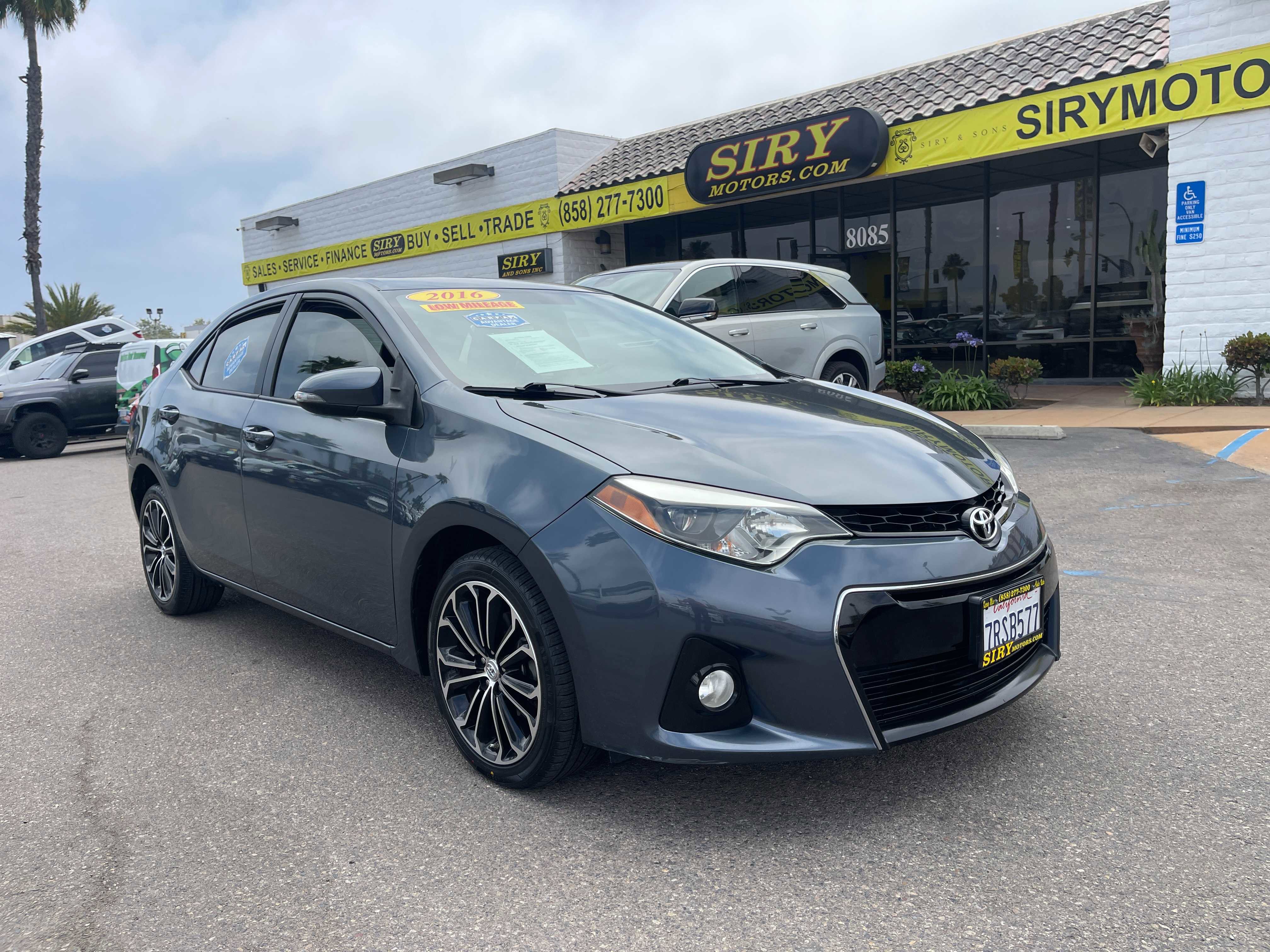 2016 Toyota Corolla S Premium