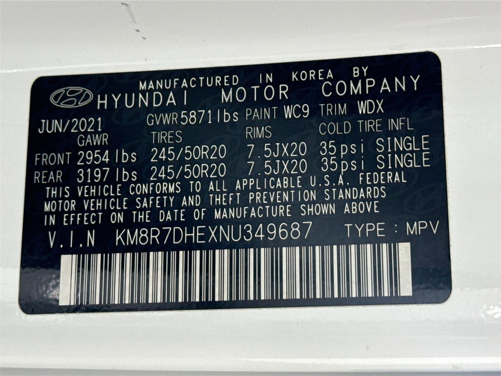 2022 Hyundai Palisade Calligraphy